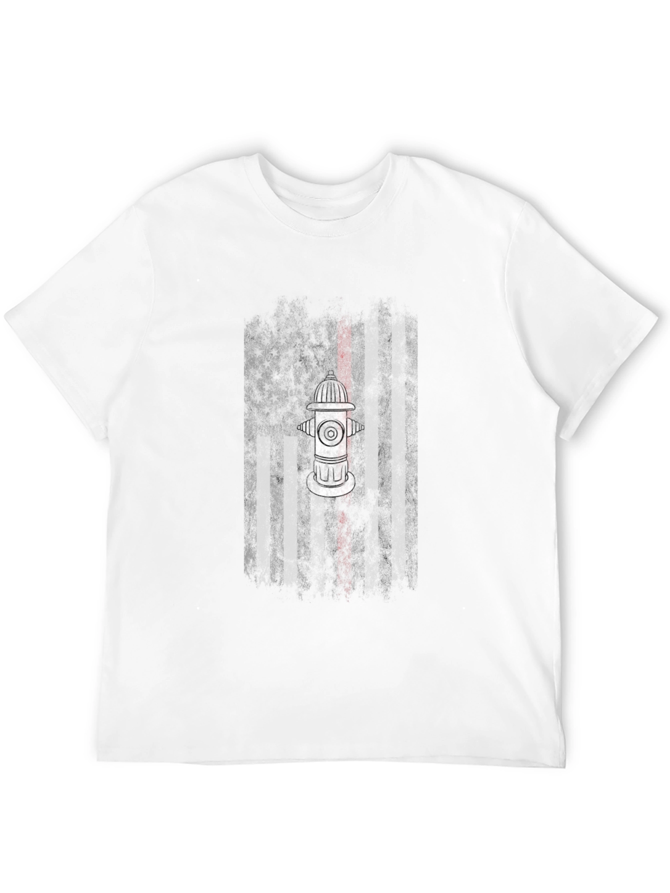 Fire Hydrant American Flag Graphic Tee