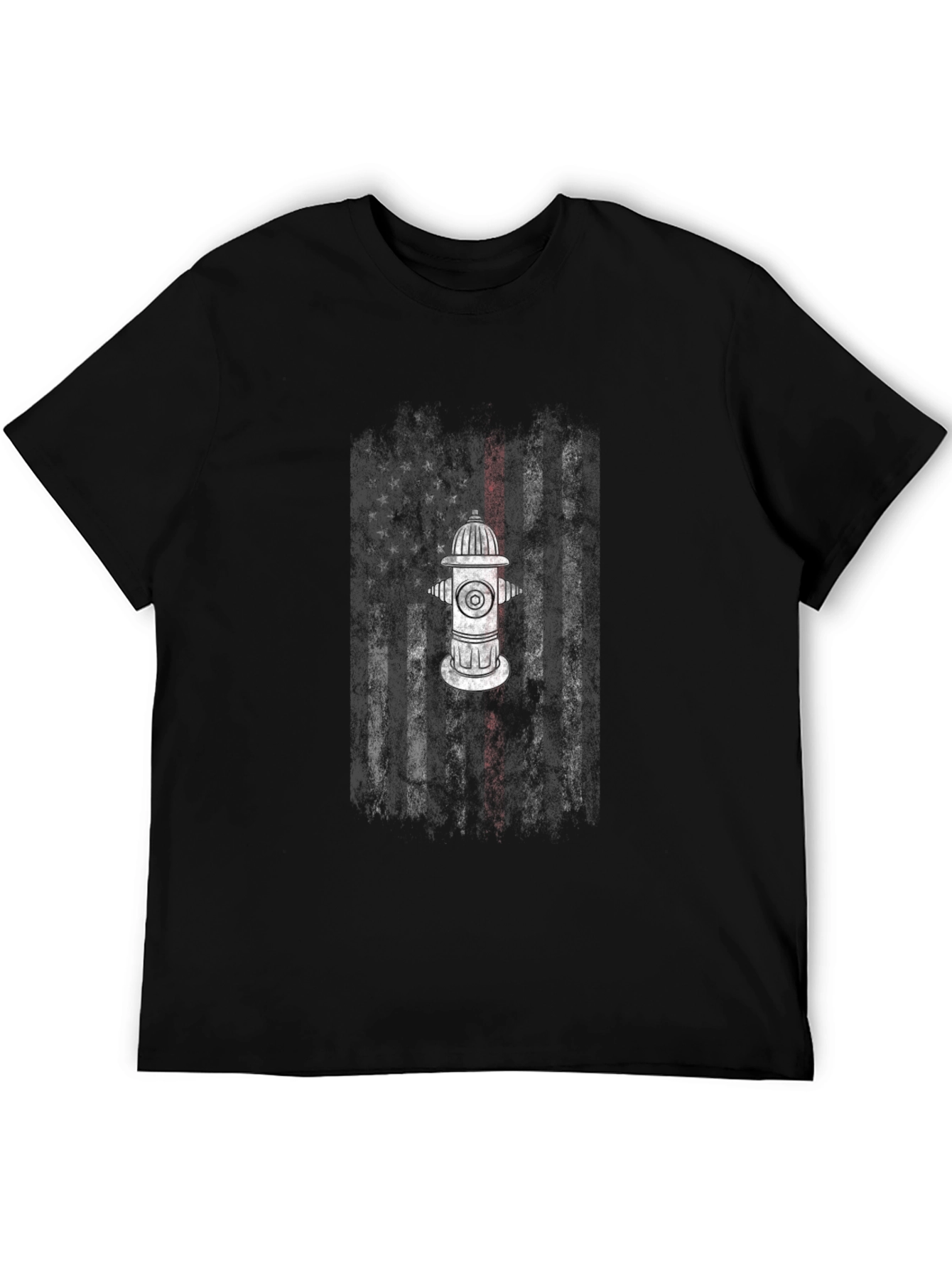 Fire Hydrant American Flag Graphic Tee