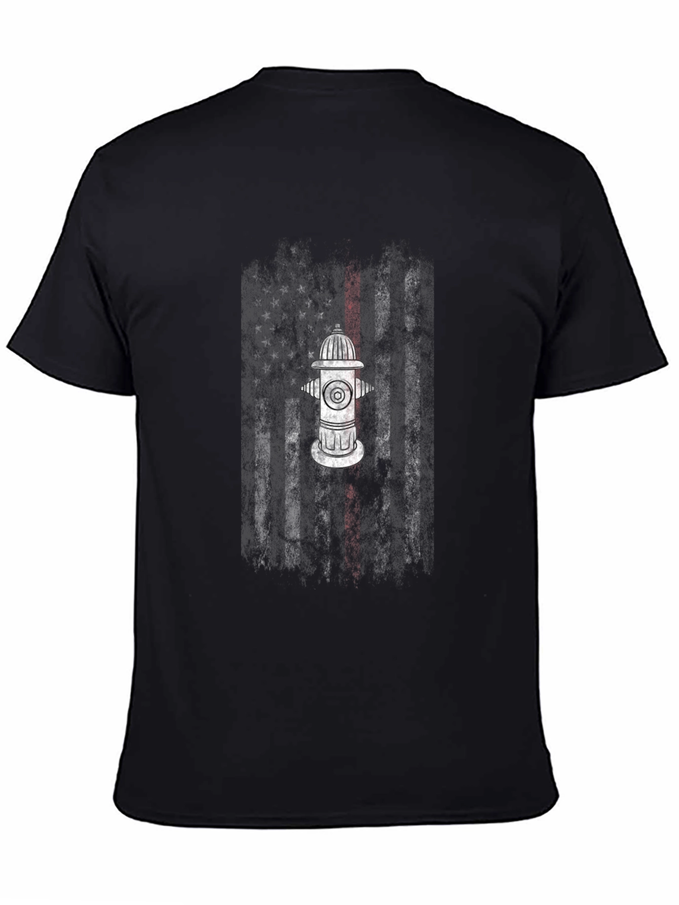 Fire Hydrant American Flag Graphic Tee