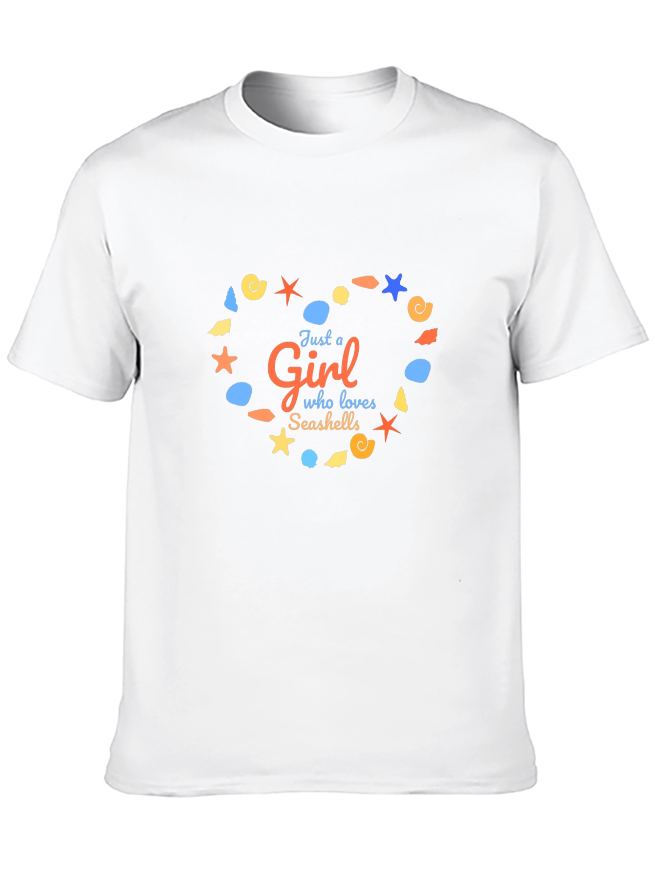 Seashell Heart Graphic Tee