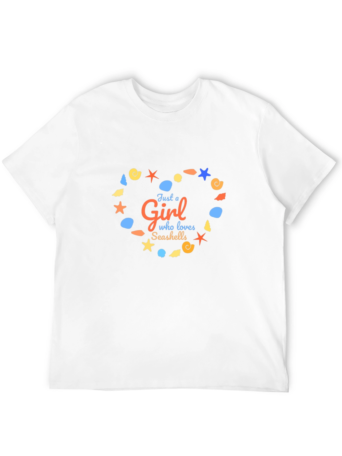 Seashell Heart Graphic Tee
