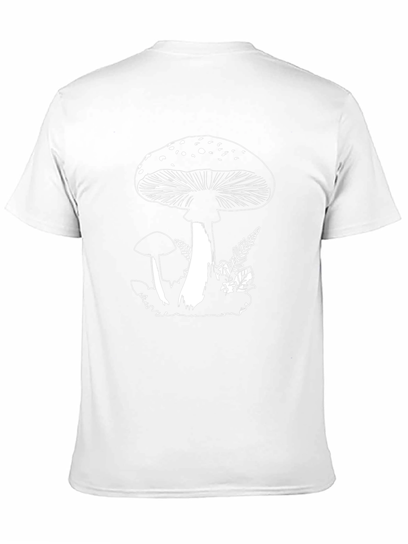 Mushroom Graphic Black T-Shirt