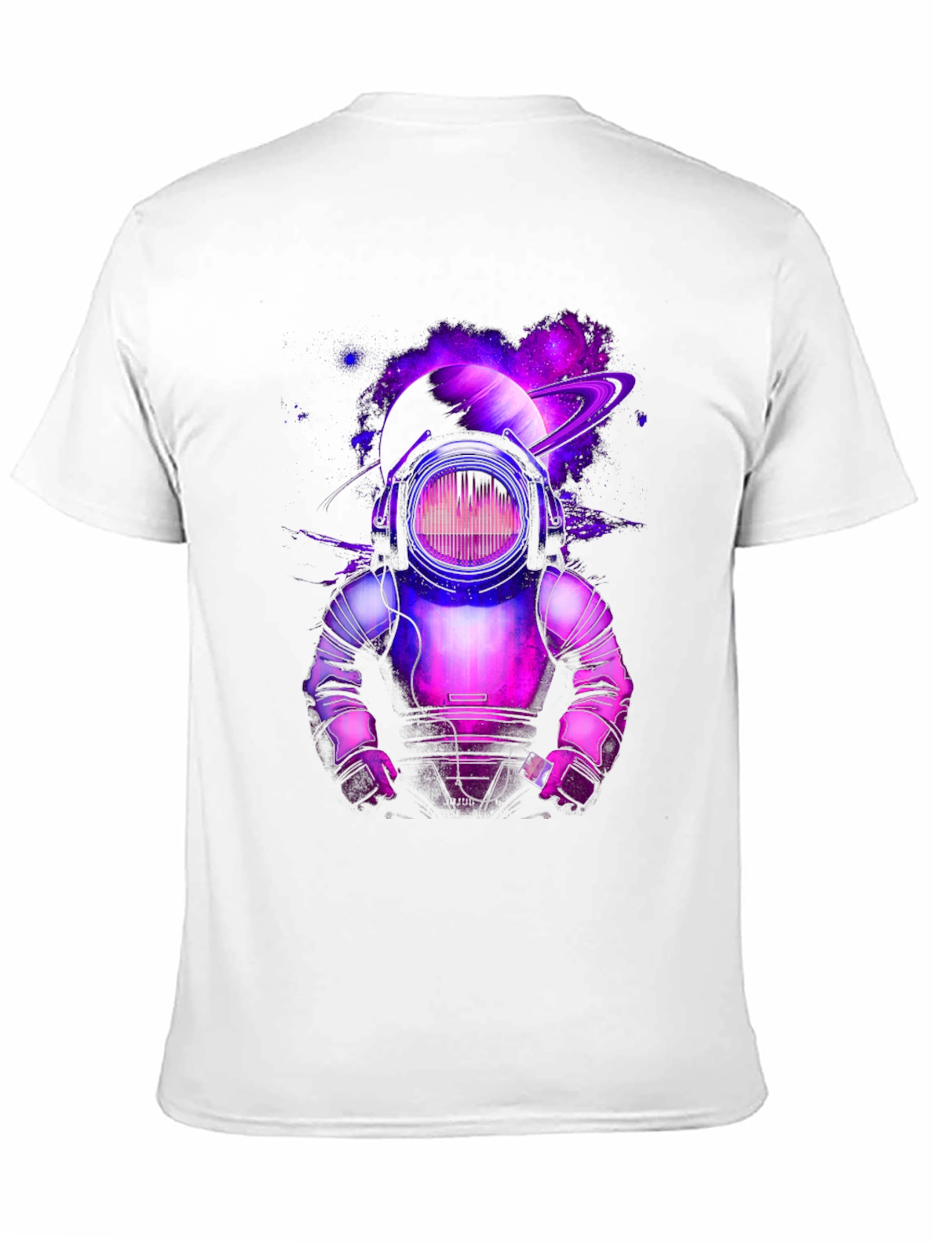 Cosmic DJ Astronaut Graphic Tee