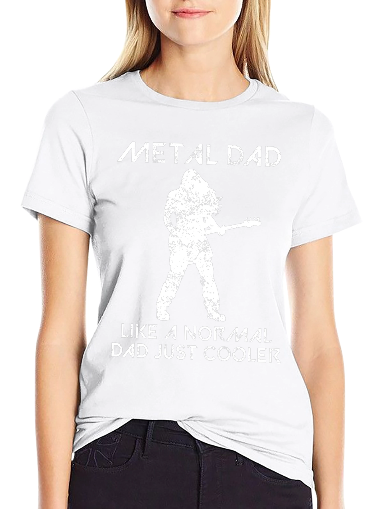 Metal Dad T-Shirt - Cool Dad Rocker Tee