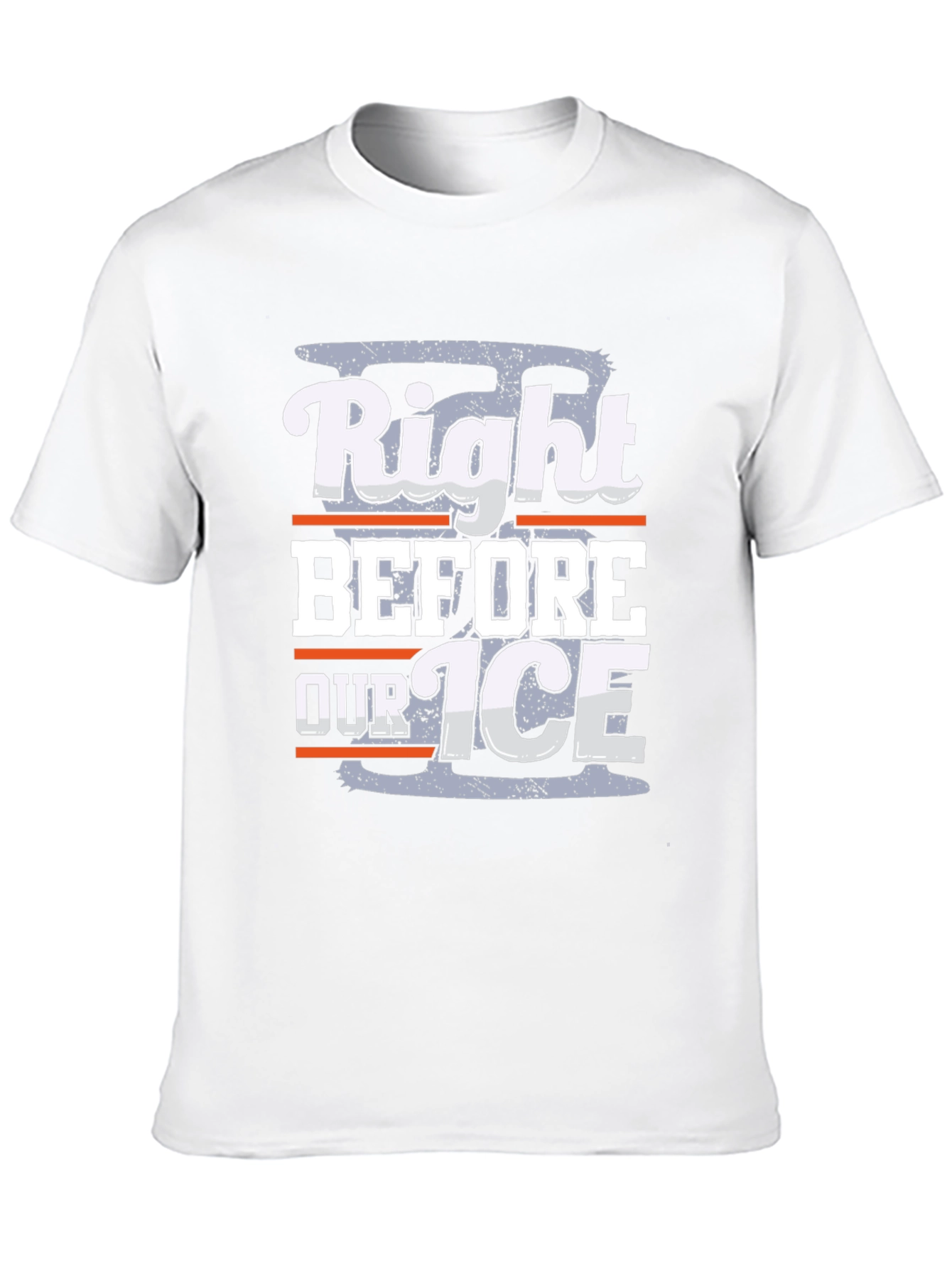 Right Before Our Ice Novelty Graphic T-Shirt