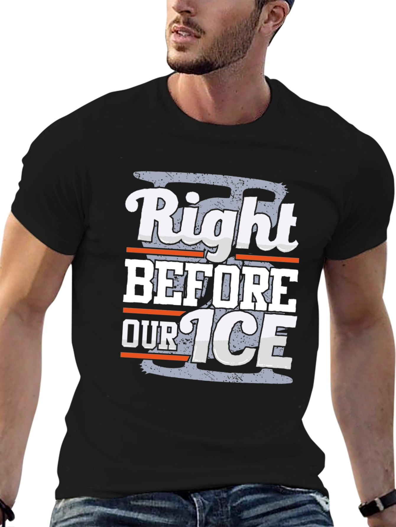 Right Before Our Ice Novelty Graphic T-Shirt