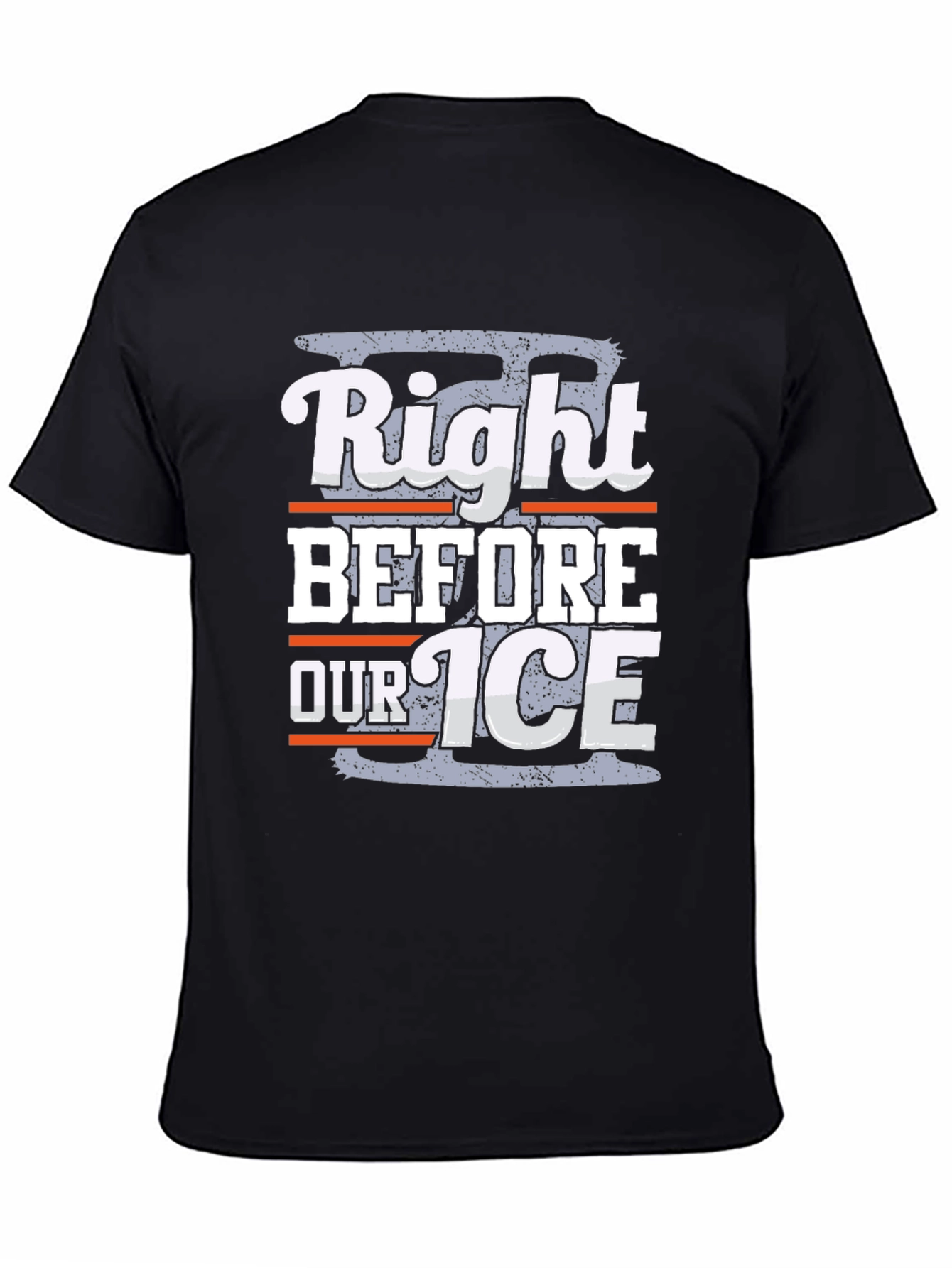 Right Before Our Ice Novelty Graphic T-Shirt