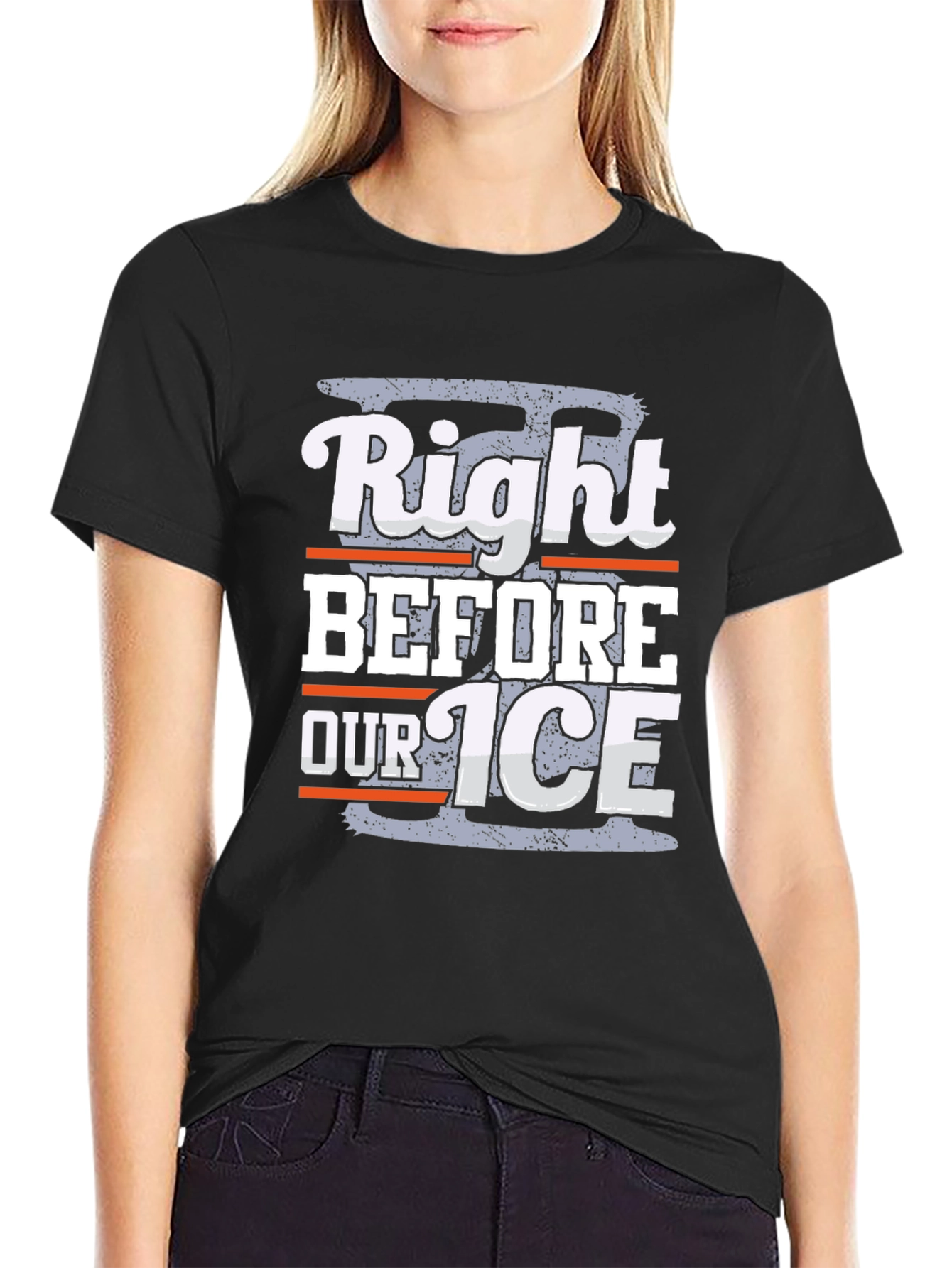 Right Before Our Ice Novelty Graphic T-Shirt