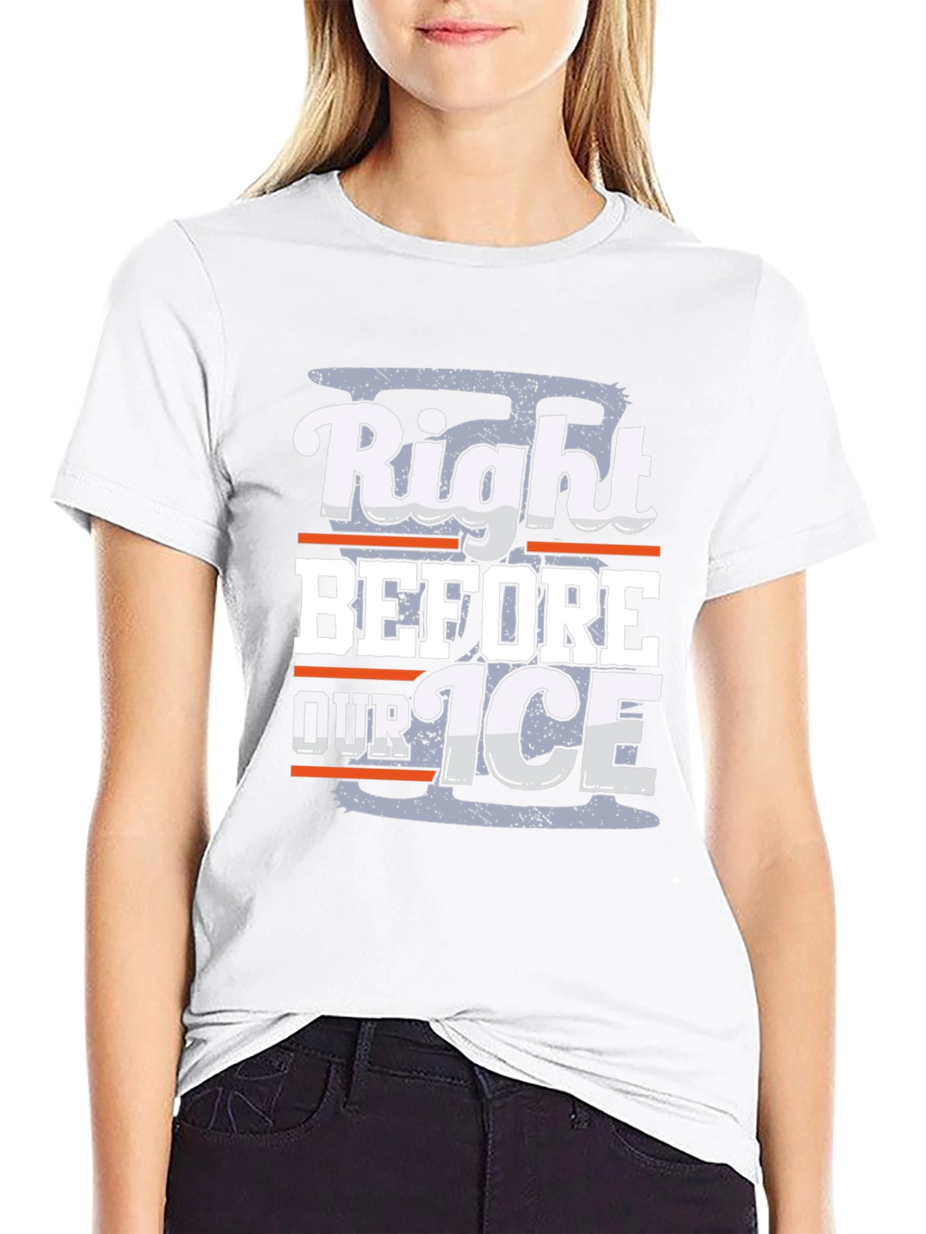 Right Before Our Ice Novelty Graphic T-Shirt