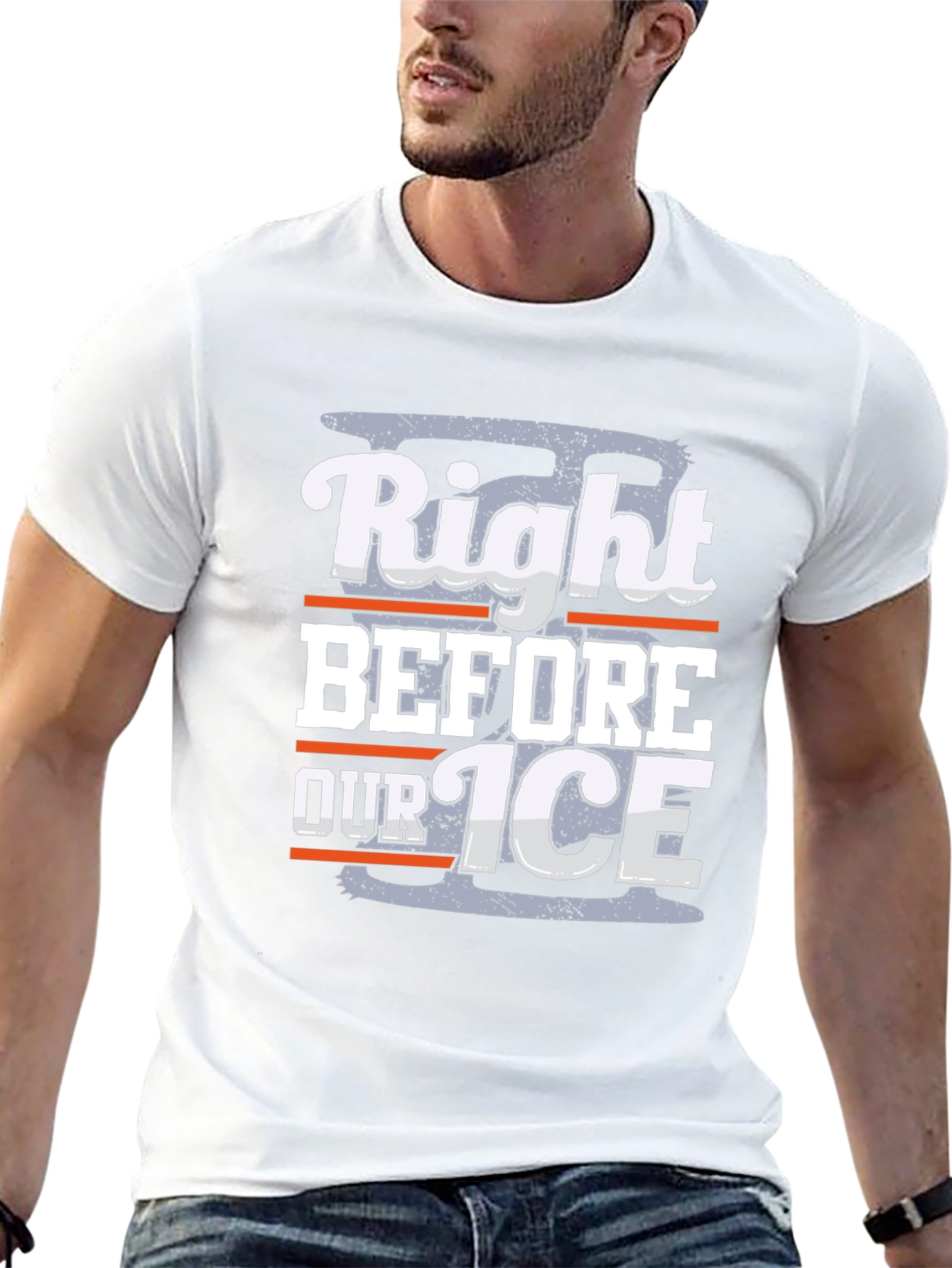Right Before Our Ice Novelty Graphic T-Shirt