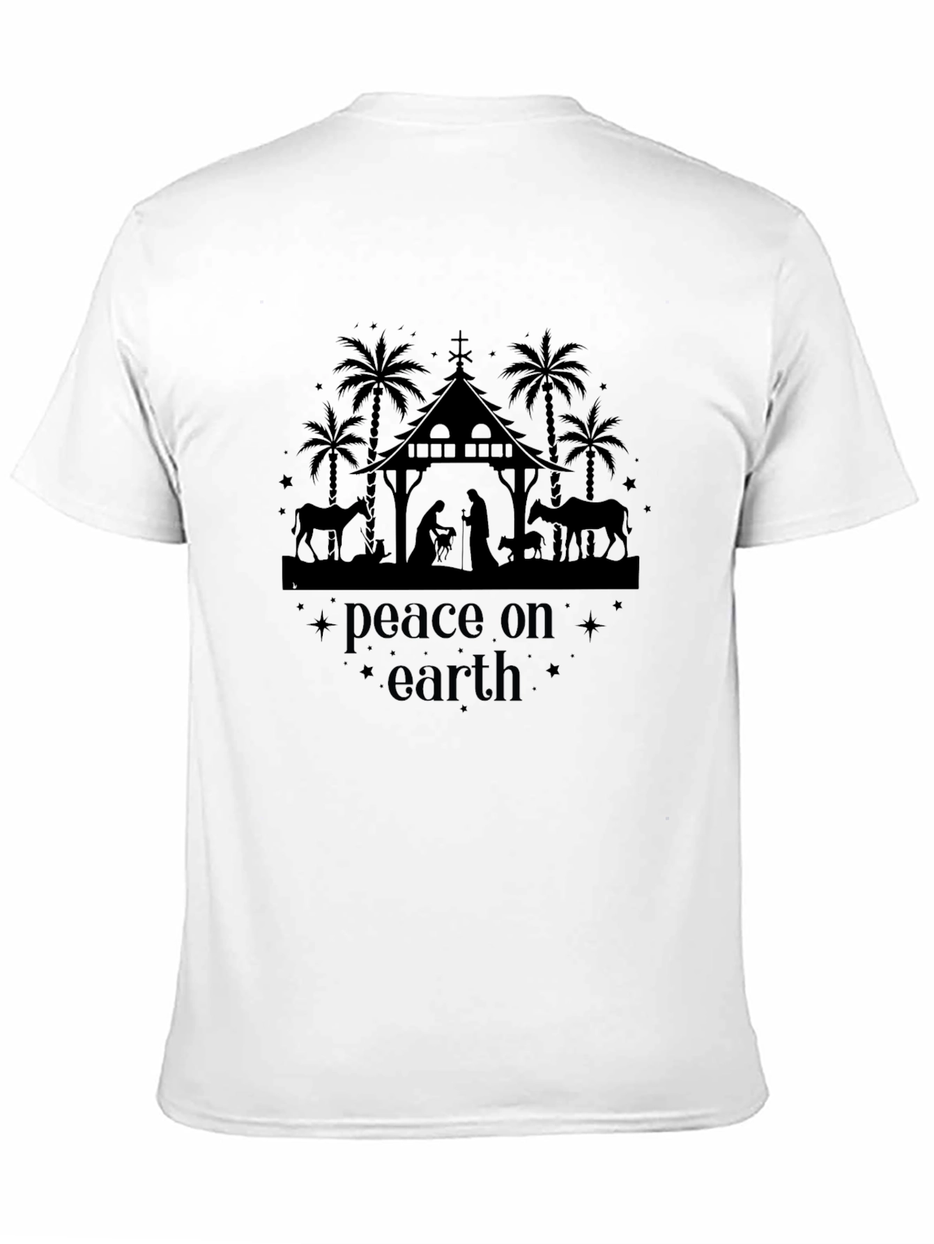 Peace on Earth Nativity Scene T-Shirt