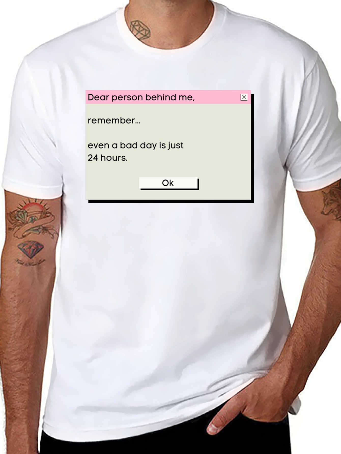 Motivational T-Shirt: Even Bad Days Are Just 24 Hours