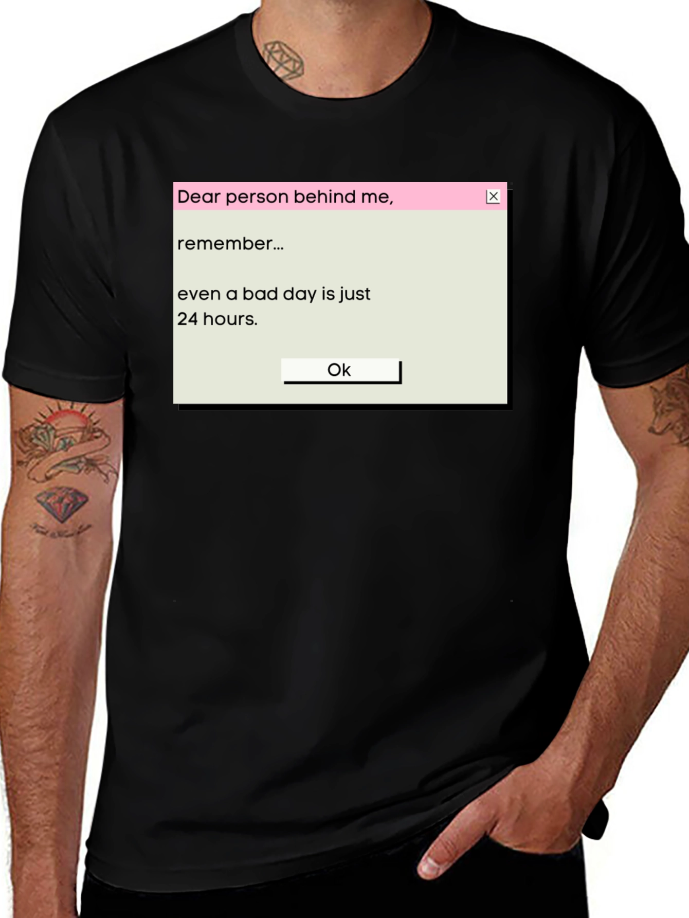 Motivational T-Shirt: Even Bad Days Are Just 24 Hours