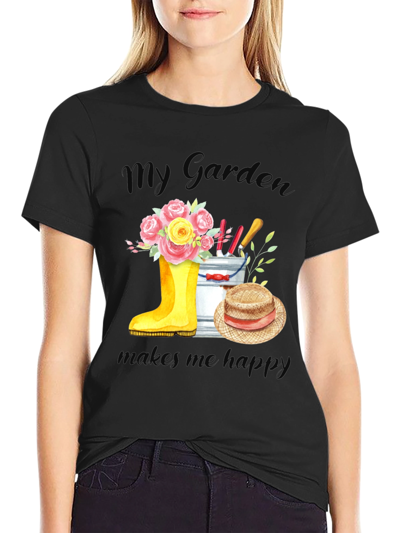 Gardening T-Shirt - My Garden Makes Me Happy!
