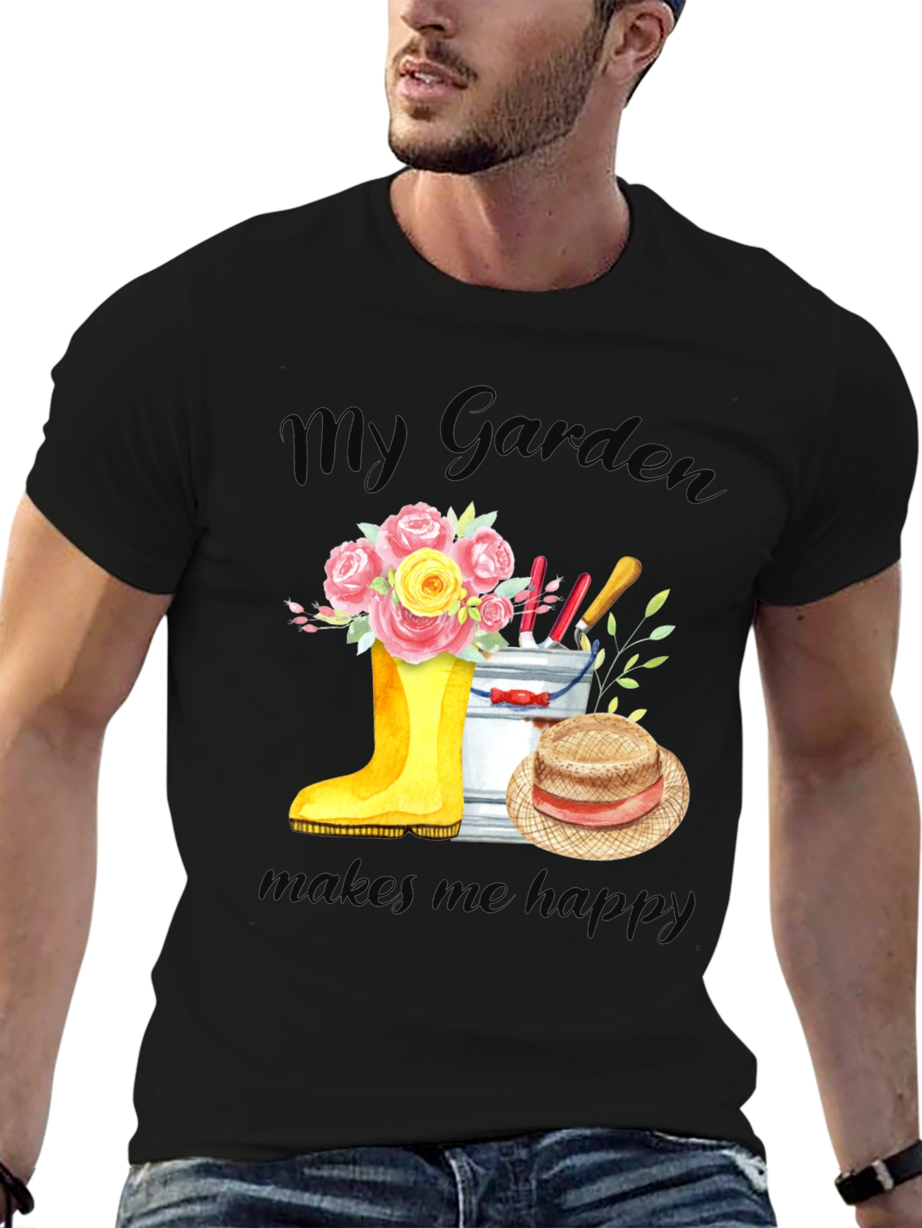 Gardening T-Shirt - My Garden Makes Me Happy!