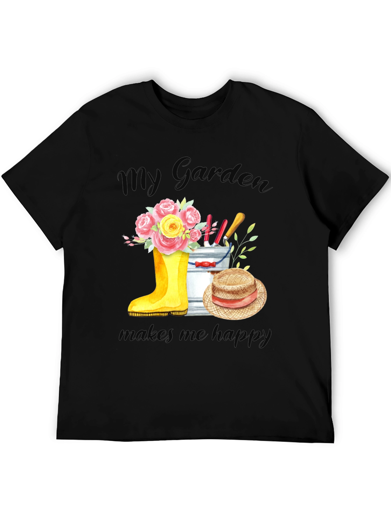 Gardening T-Shirt - My Garden Makes Me Happy!