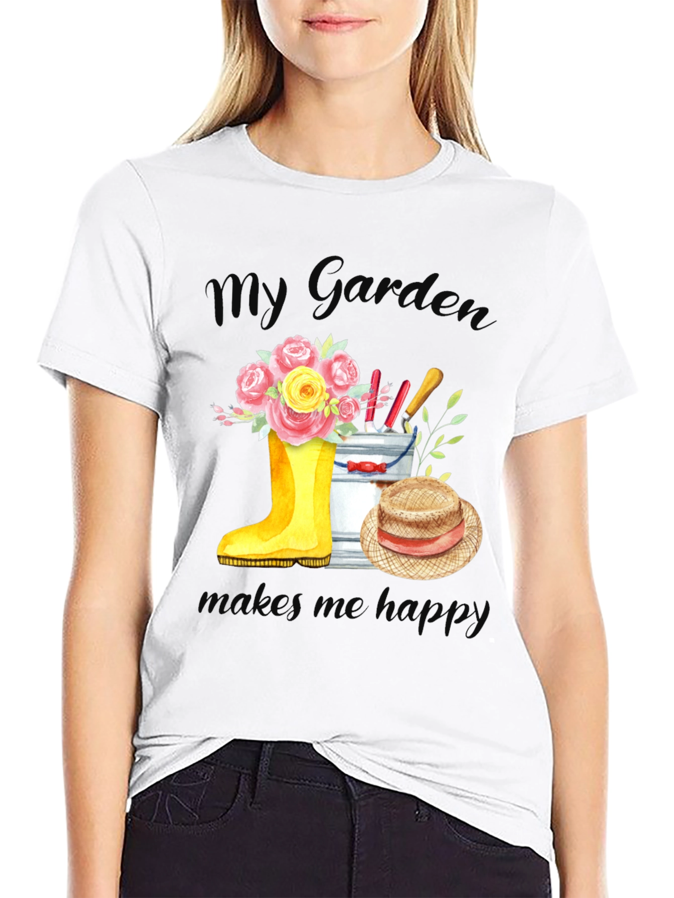 Gardening T-Shirt - My Garden Makes Me Happy!