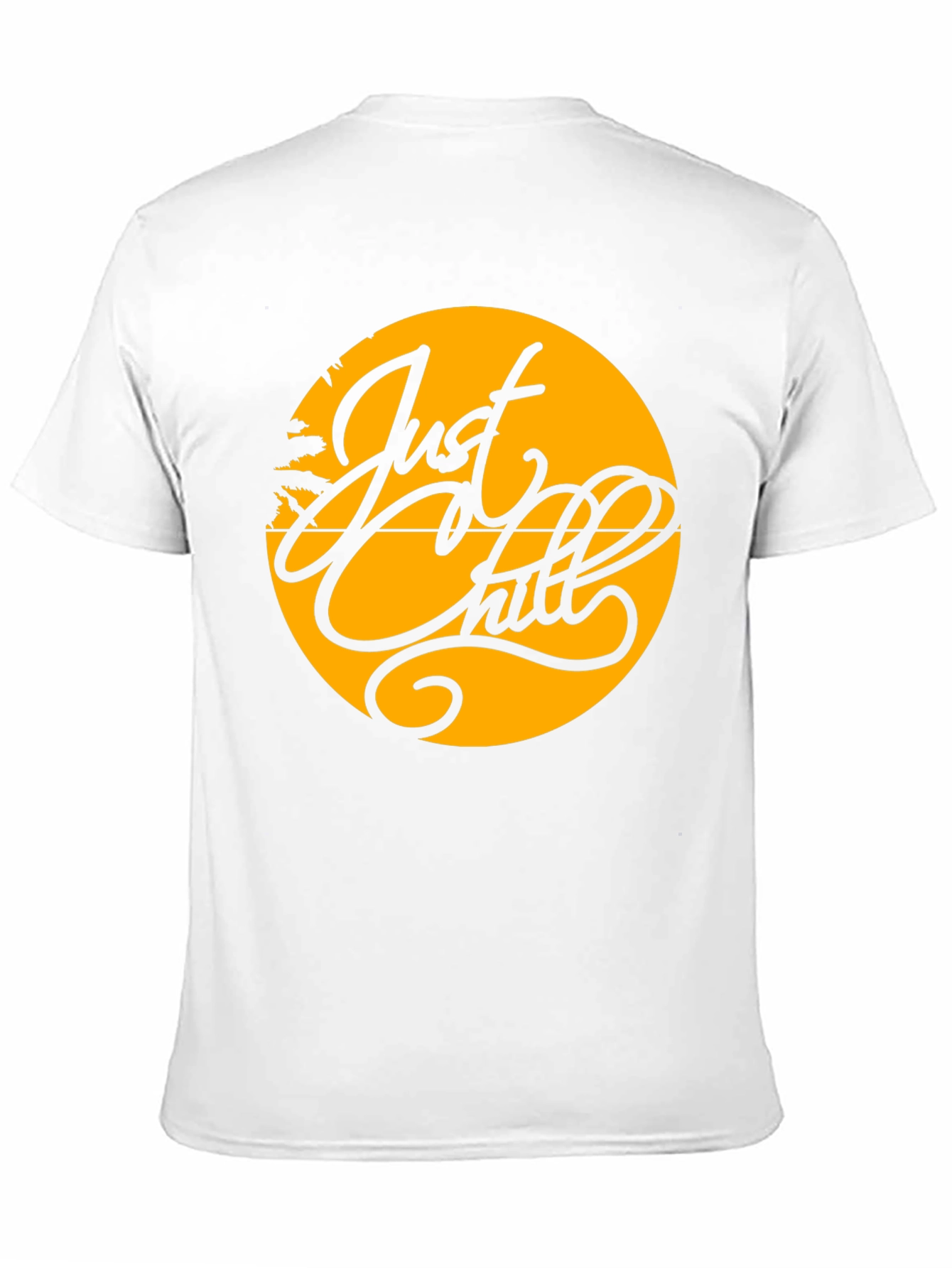 Just Chill Black T-Shirt - Relaxed Graphic Tee