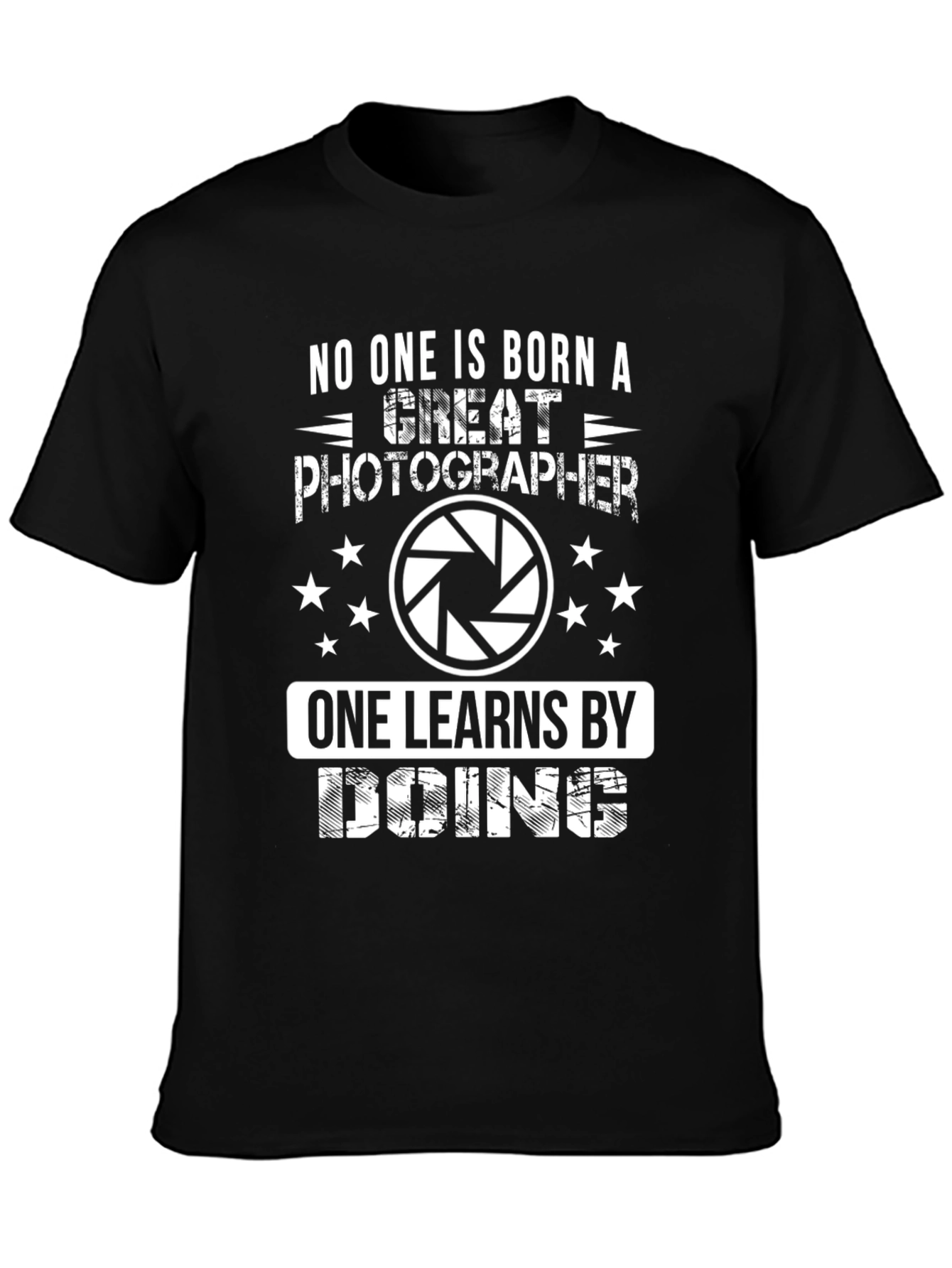 Great Photographer T-Shirt - Learn by Doing Tee