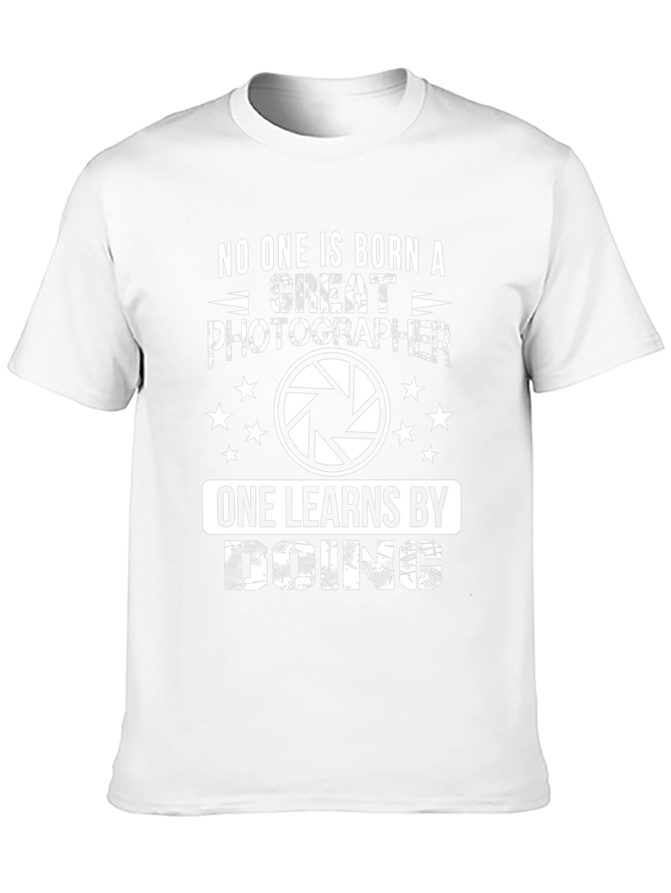 Great Photographer T-Shirt - Learn by Doing Tee