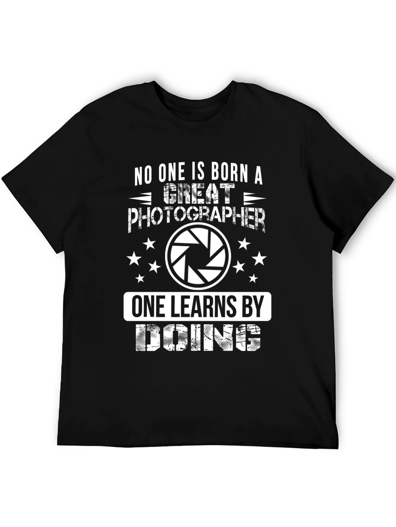 Great Photographer T-Shirt - Learn by Doing Tee