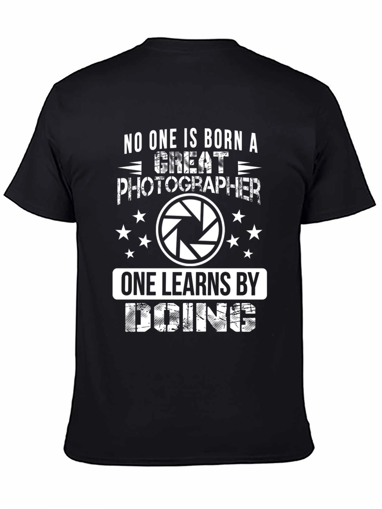 Great Photographer T-Shirt - Learn by Doing Tee