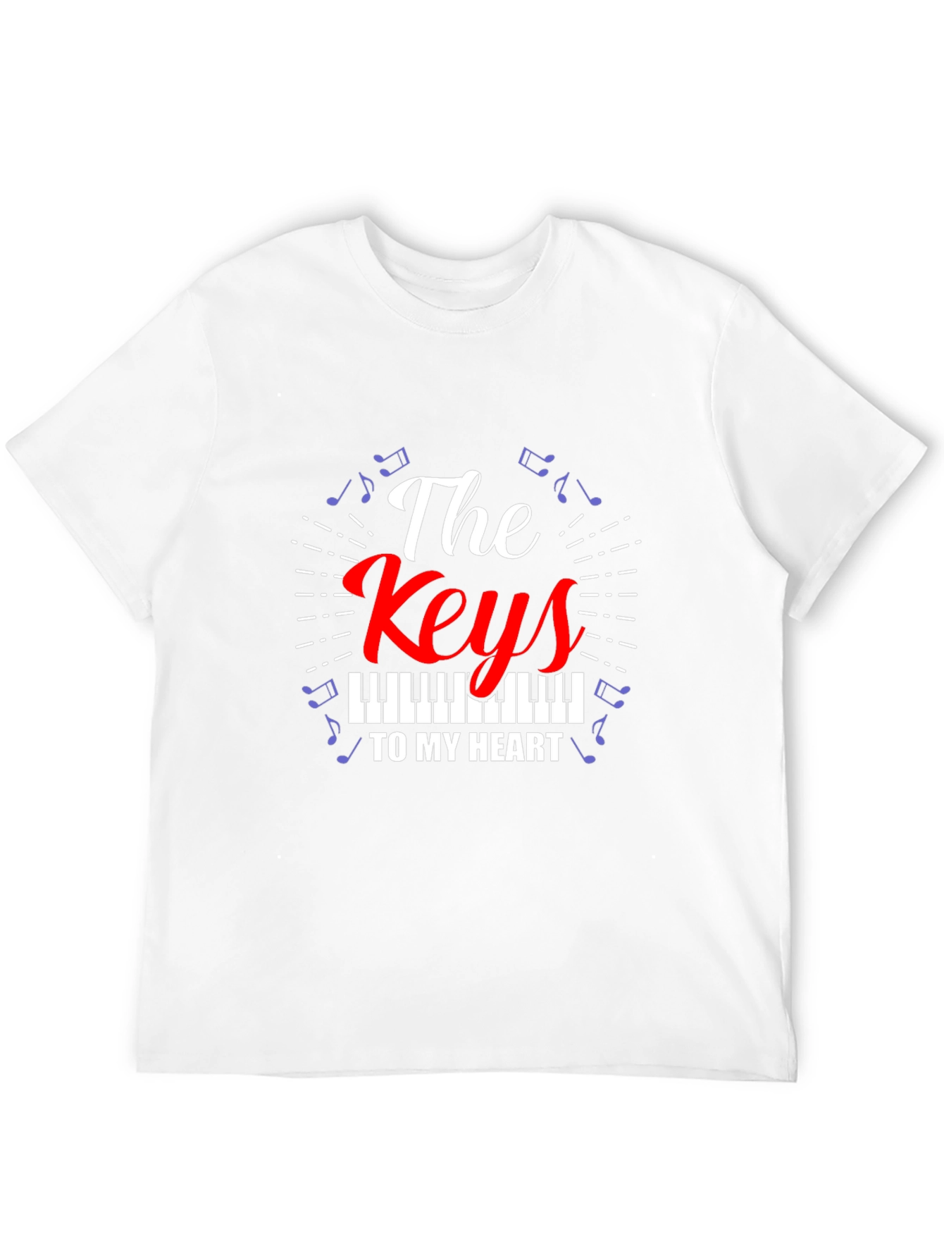 Keys to My Heart T-Shirt - Music Lover Tee