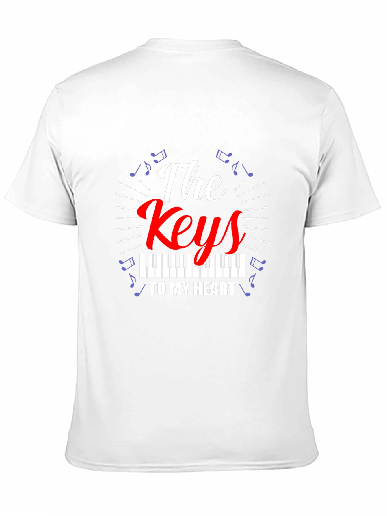 Keys to My Heart T-Shirt - Music Lover Tee