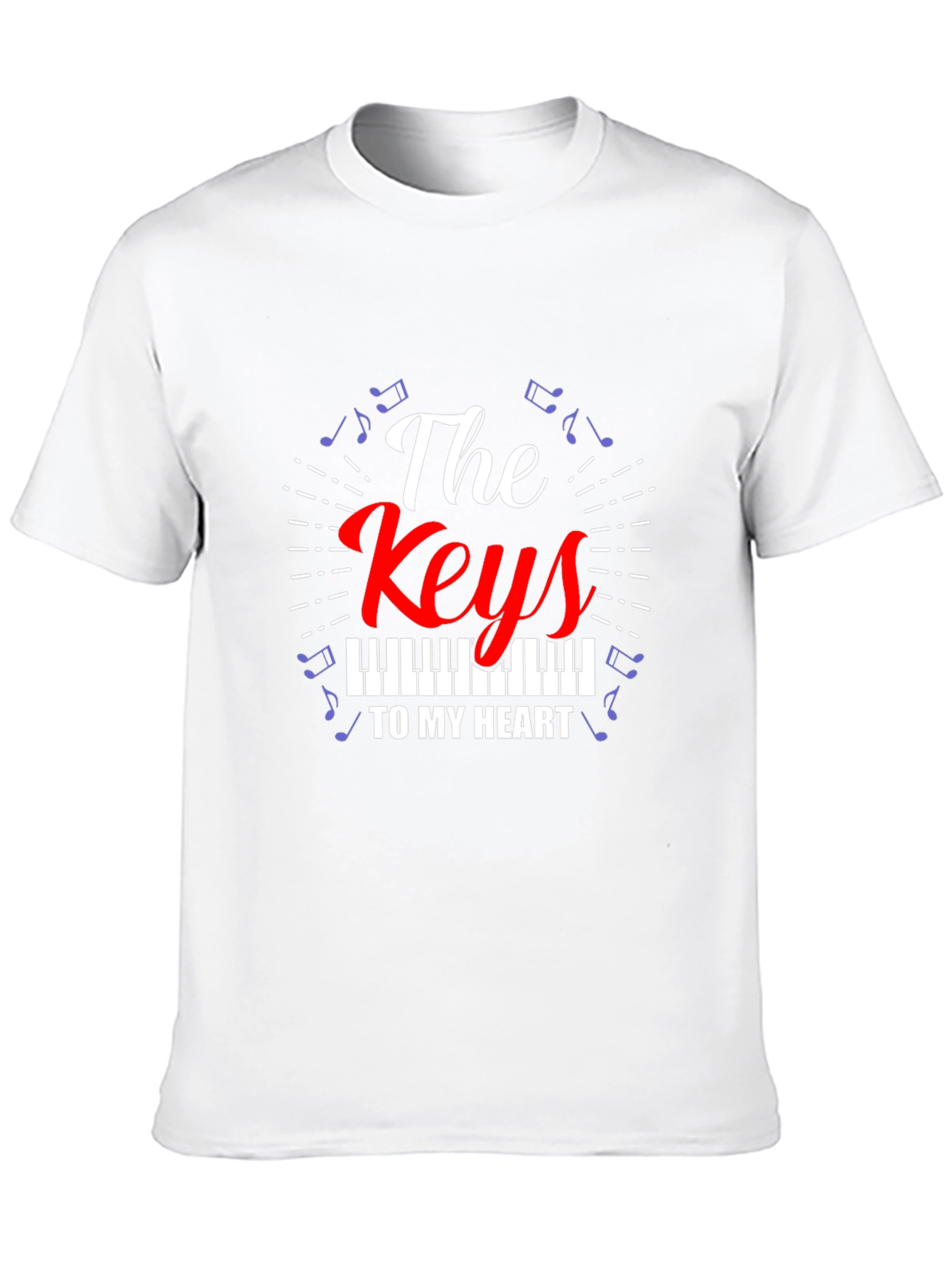 Keys to My Heart T-Shirt - Music Lover Tee