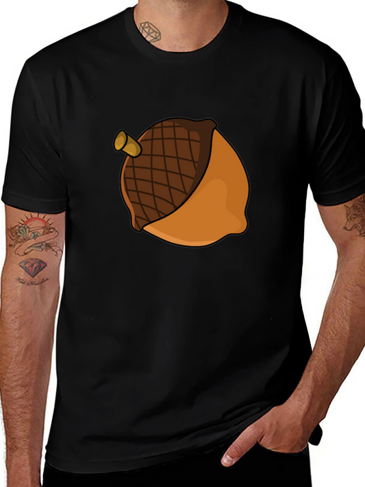 Acorn Graphic Tee - Nature Inspired Casual Wear