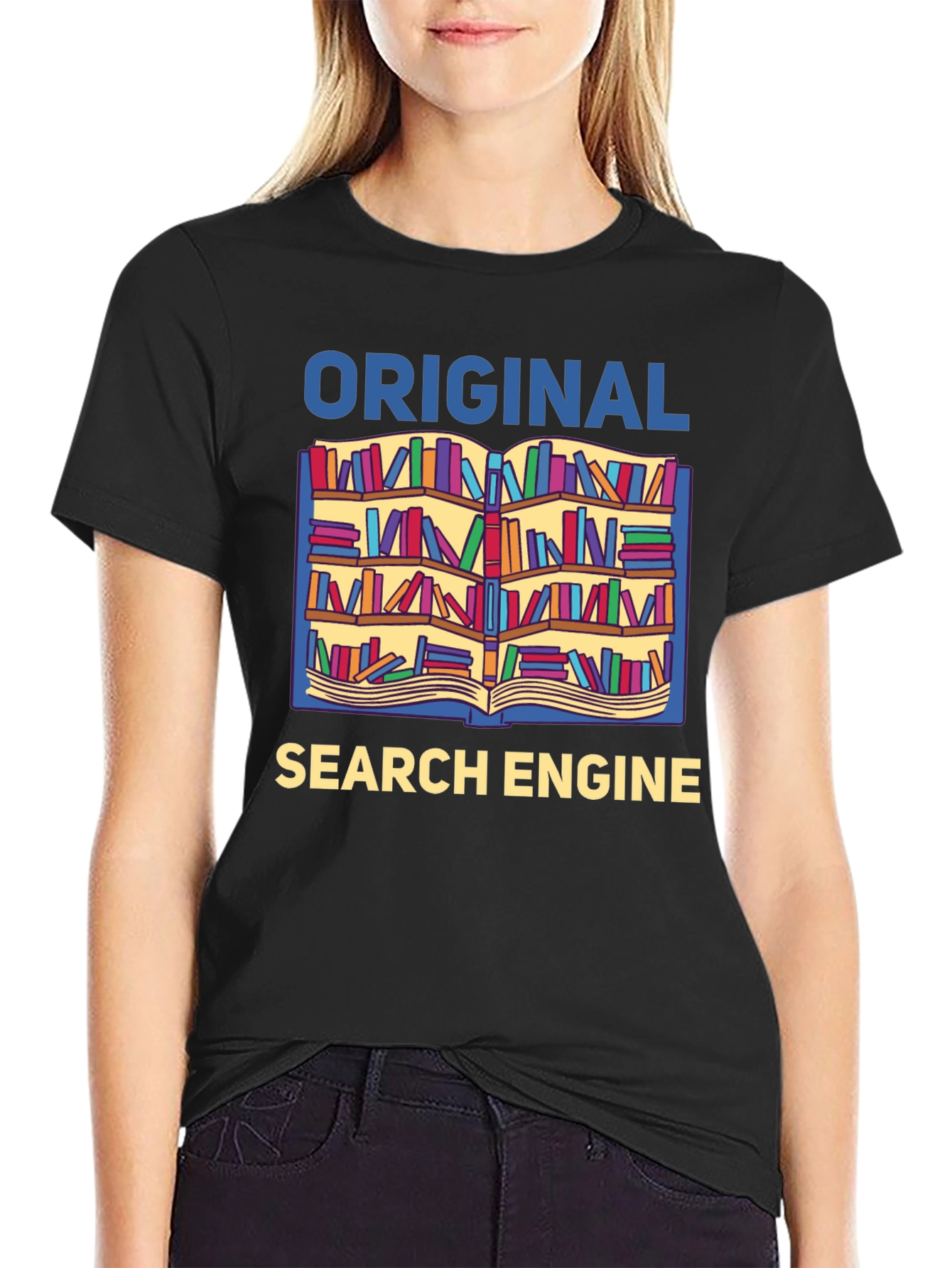 Original Search Engine Book T-Shirt