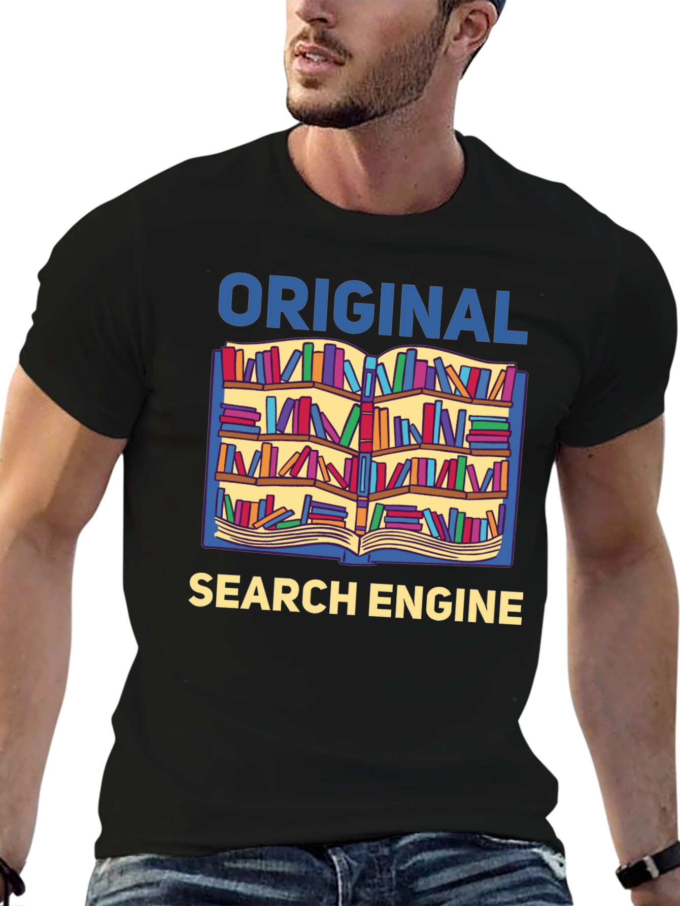 Original Search Engine Book T-Shirt