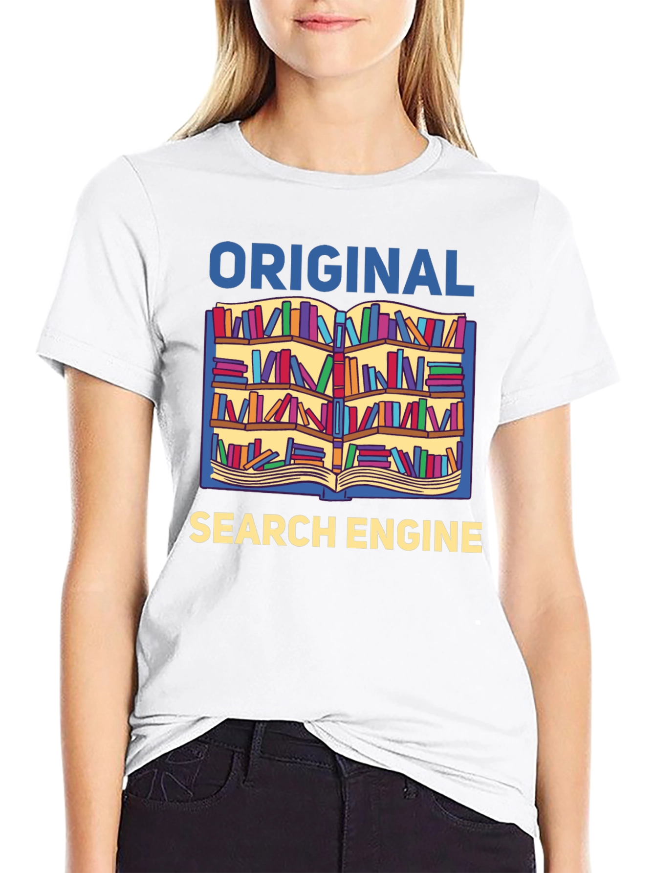 Original Search Engine Book T-Shirt