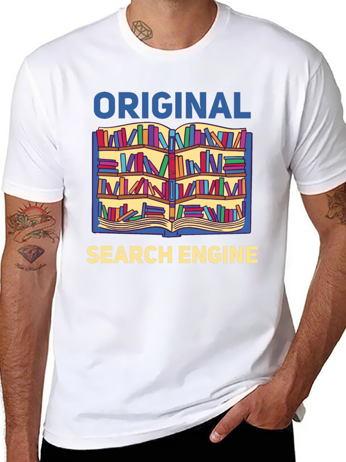 Original Search Engine Book T-Shirt