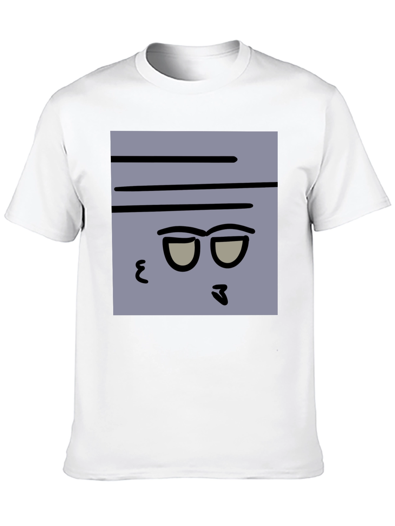 Funny Face Graphic Tee - Mens Black T-Shirt