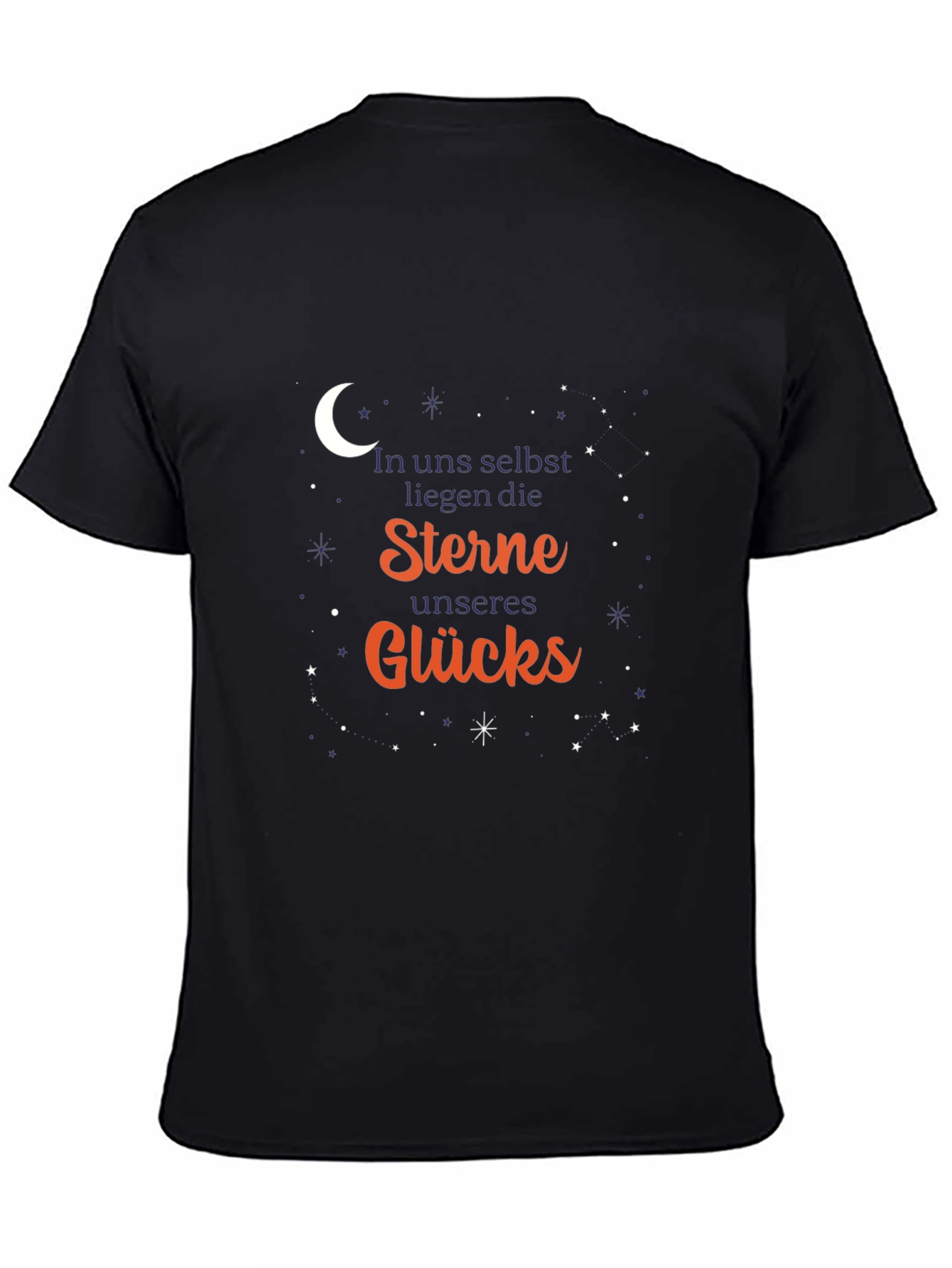 Starry Night Graphic Tee - Unisex Black T-Shirt