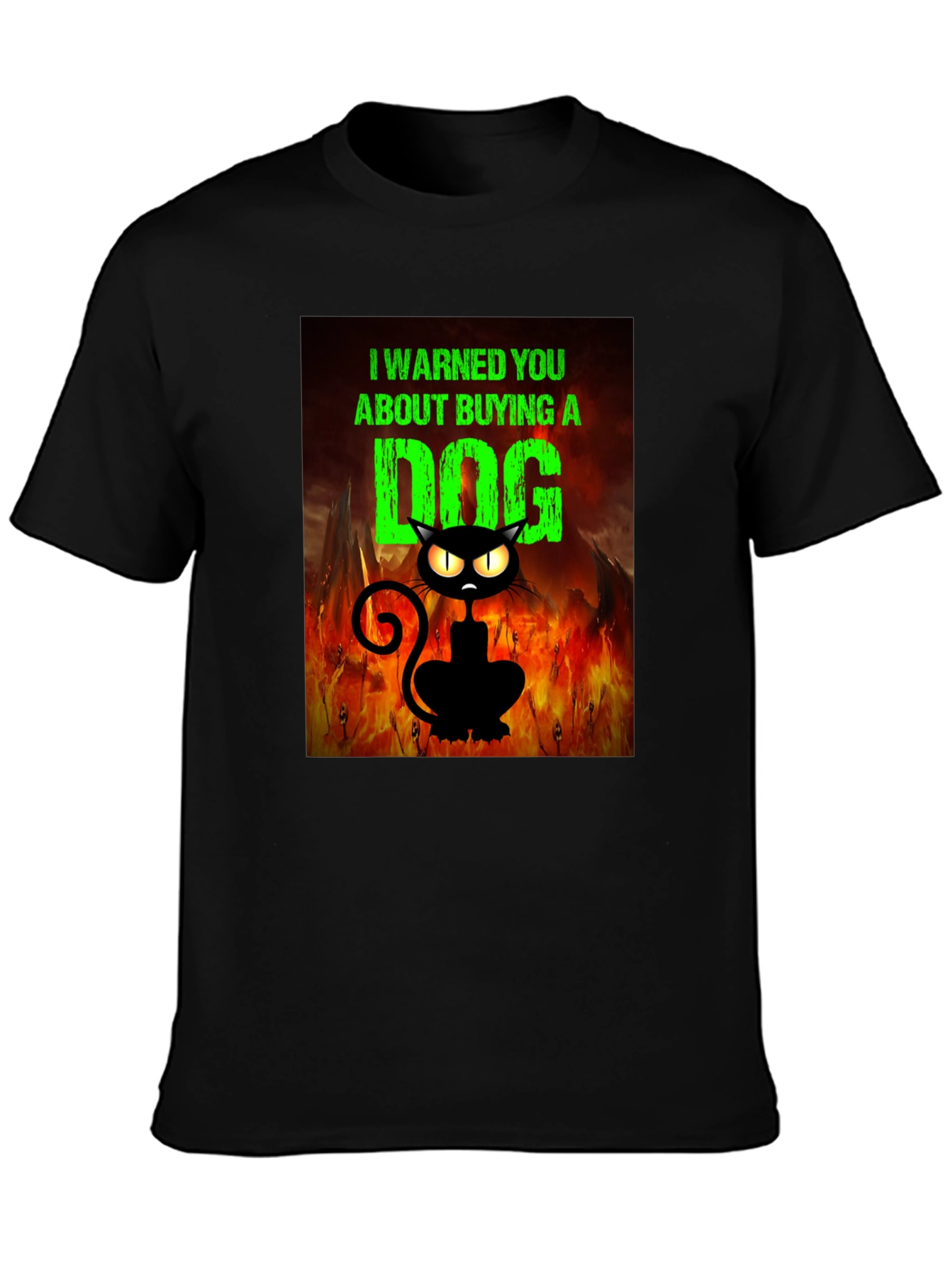 Cat I Warned You Graphic Tee