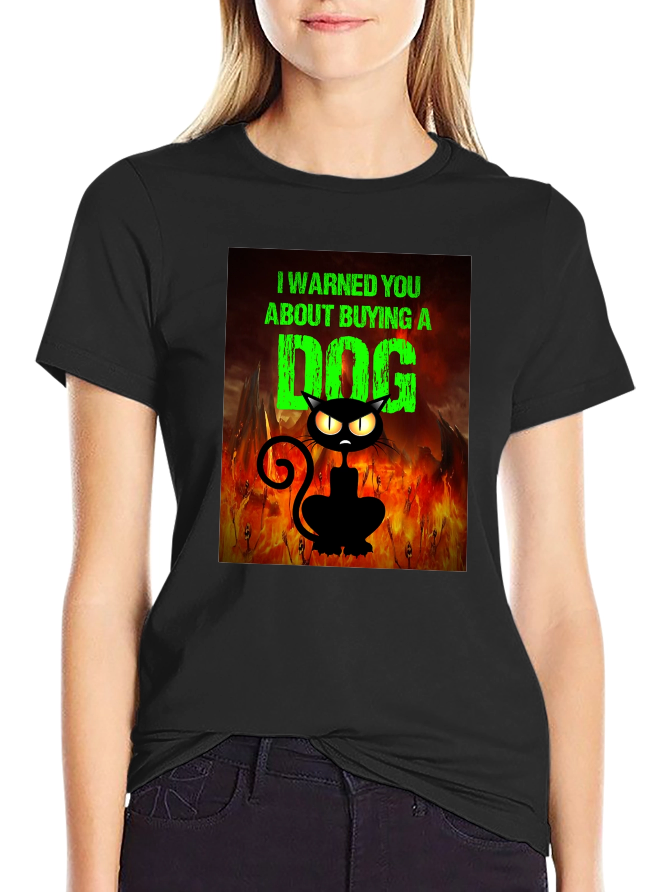Cat I Warned You Graphic Tee