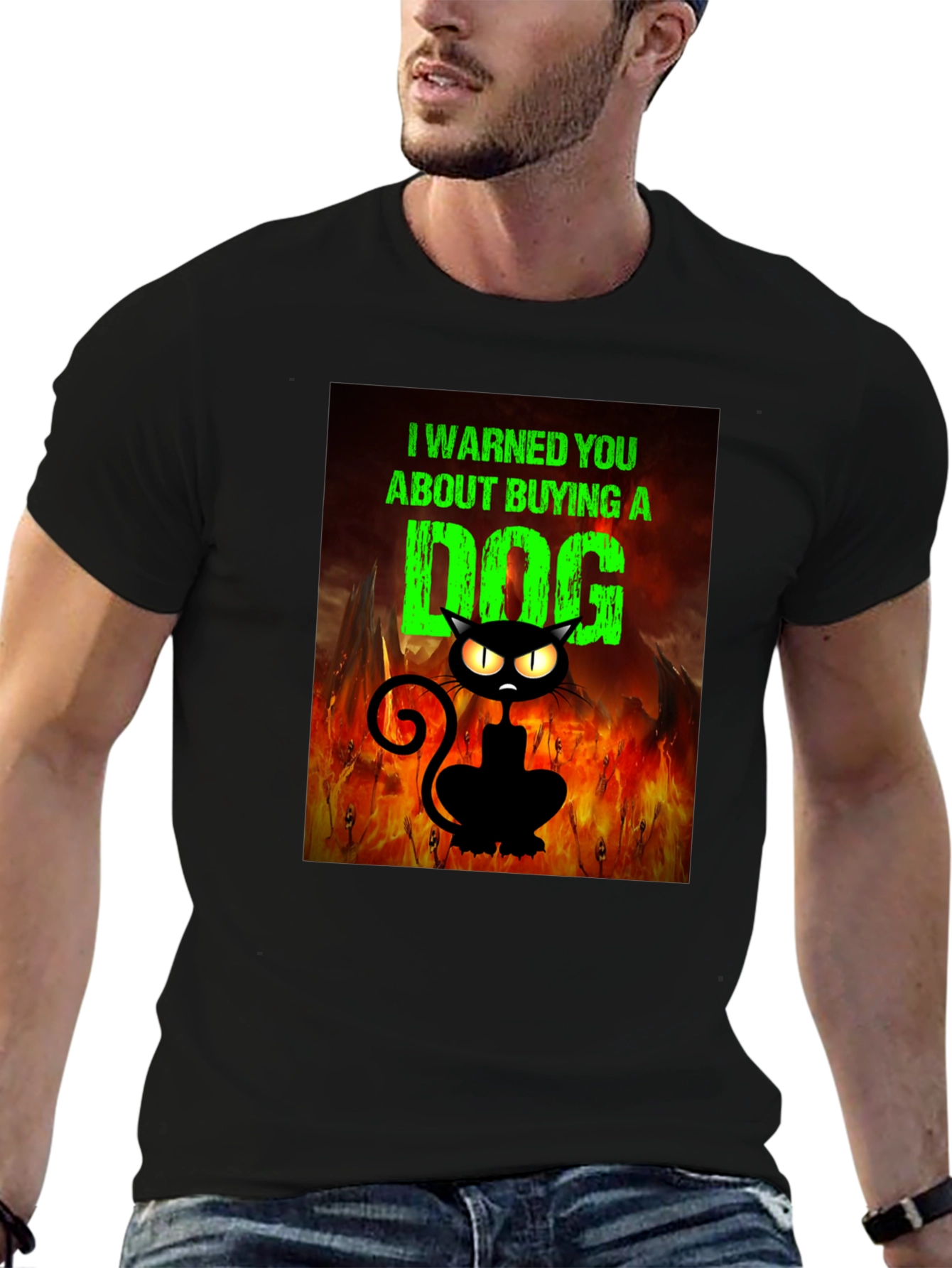 Cat I Warned You Graphic Tee
