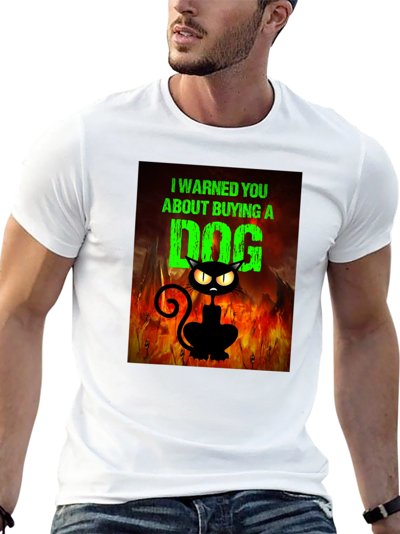 Cat I Warned You Graphic Tee