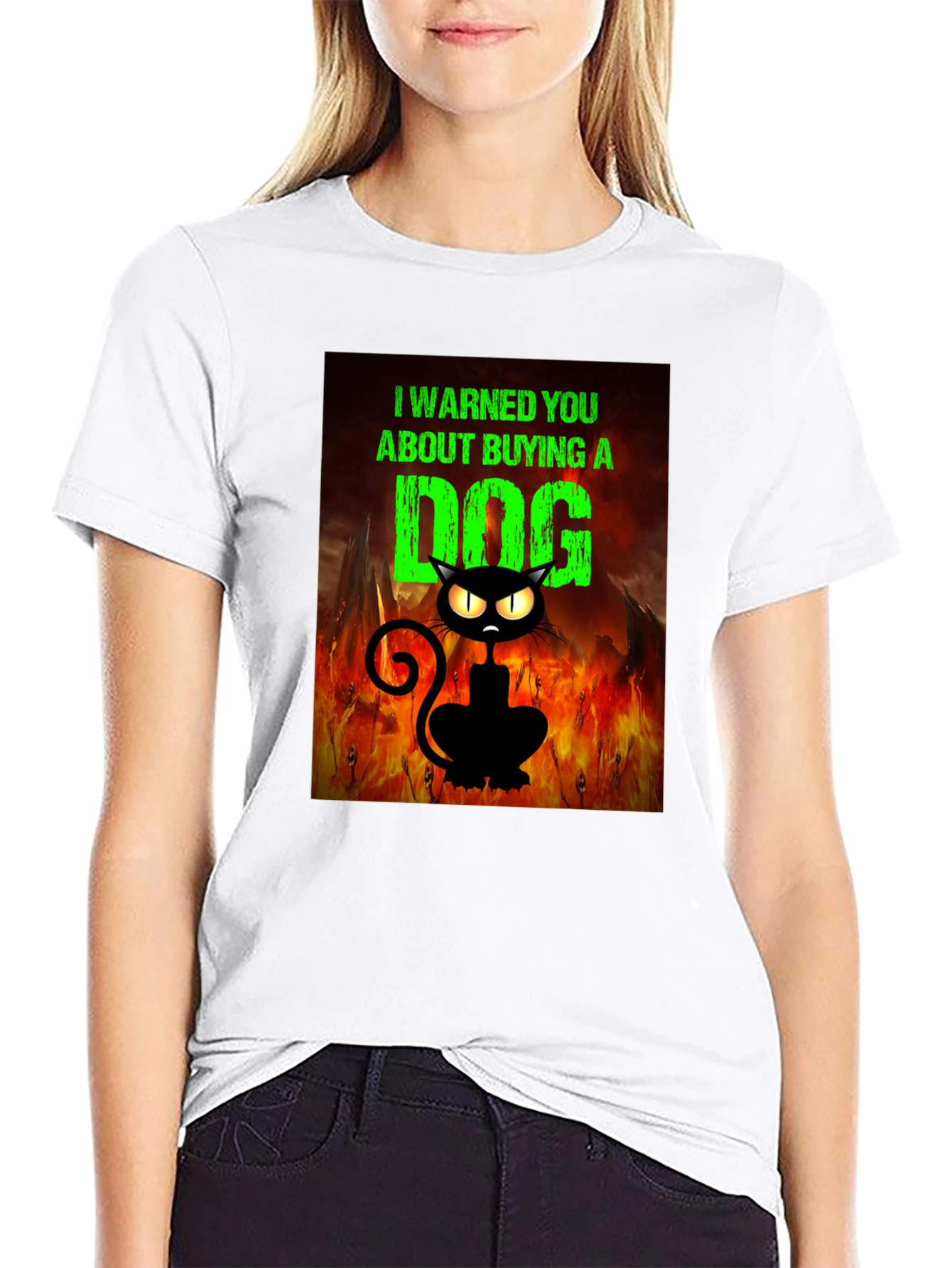 Cat I Warned You Graphic Tee