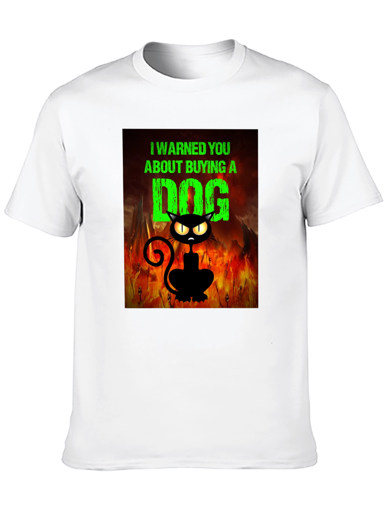 Cat I Warned You Graphic Tee