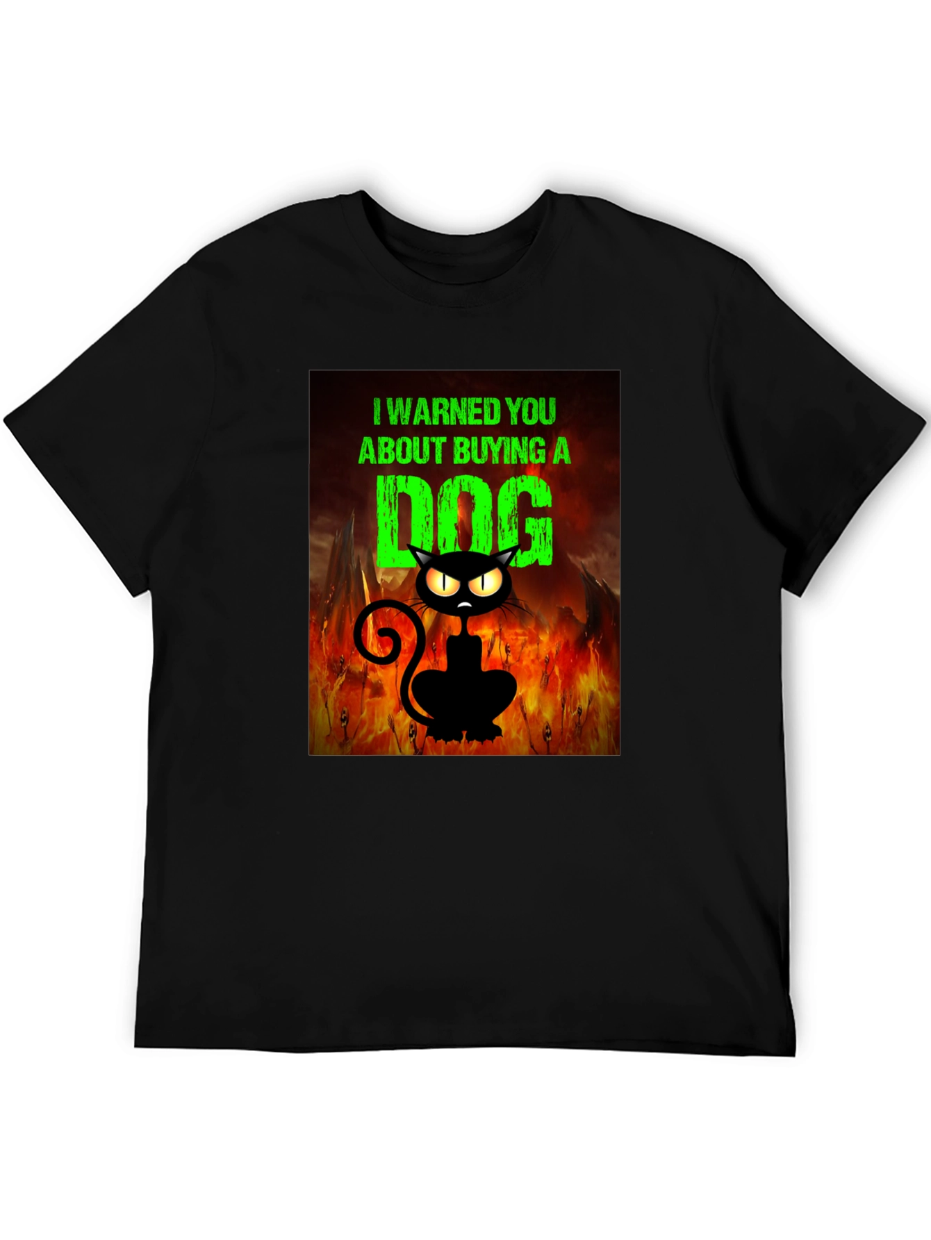 Cat I Warned You Graphic Tee