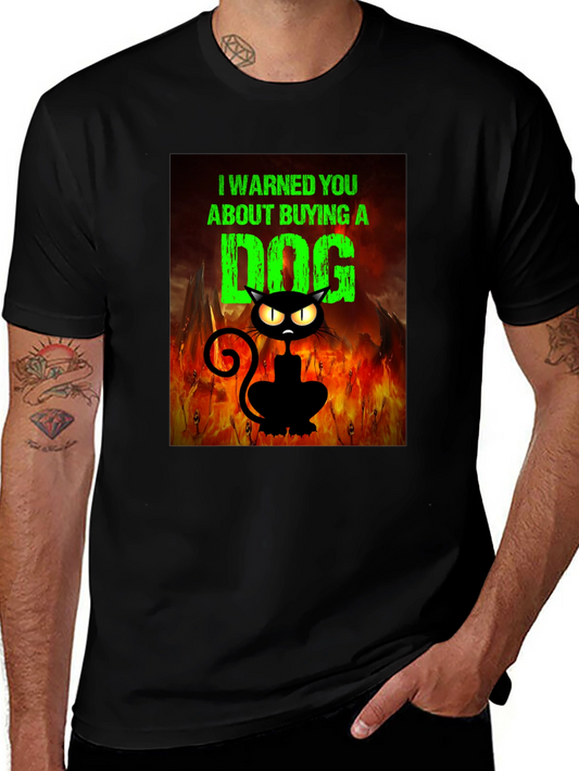 Cat I Warned You Graphic Tee