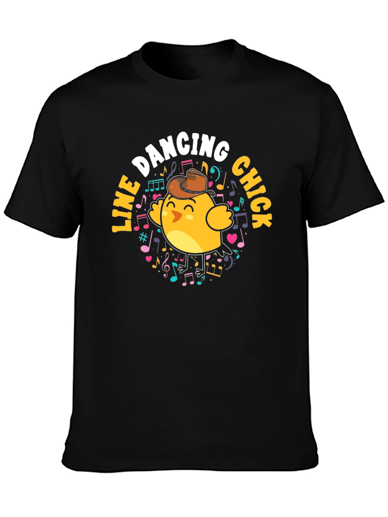 Line Dancing Chick T-Shirt - Country Western Style
