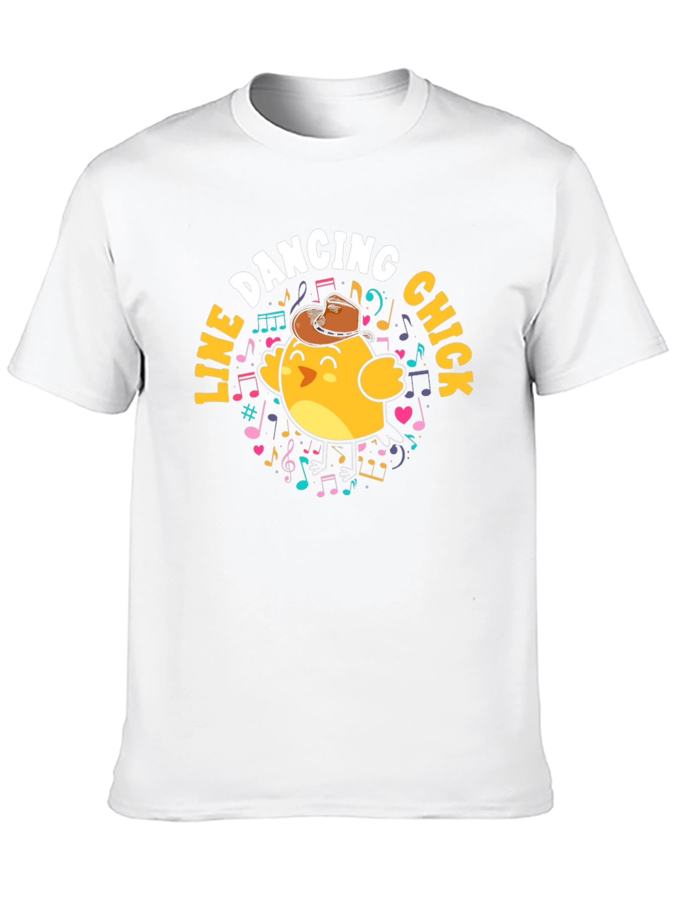 Line Dancing Chick T-Shirt - Country Western Style