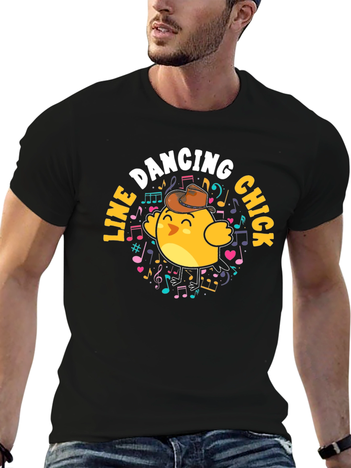 Line Dancing Chick T-Shirt - Country Western Style
