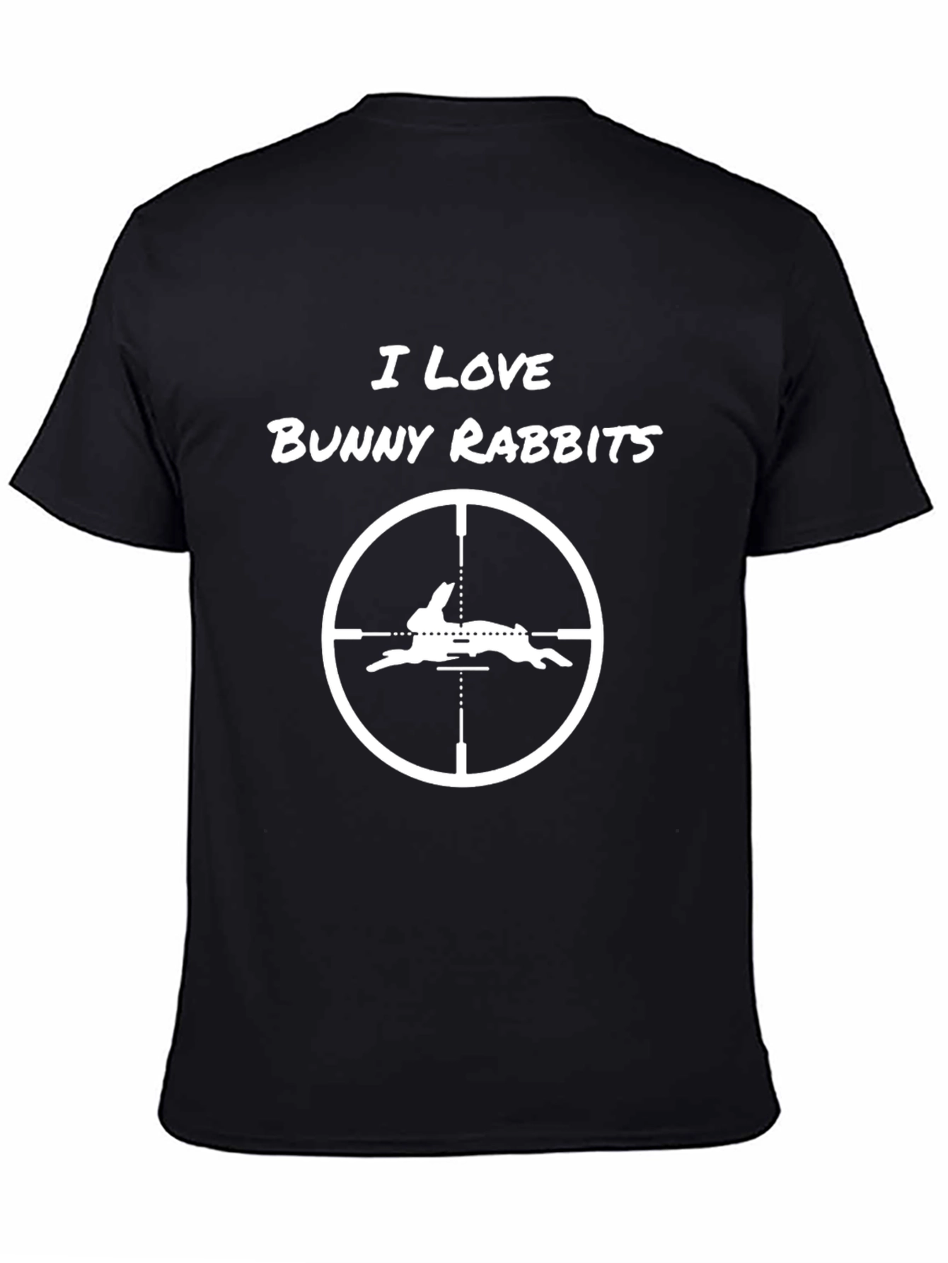 I Love Bunny Rabbits T-Shirt - Novelty Graphic Tee