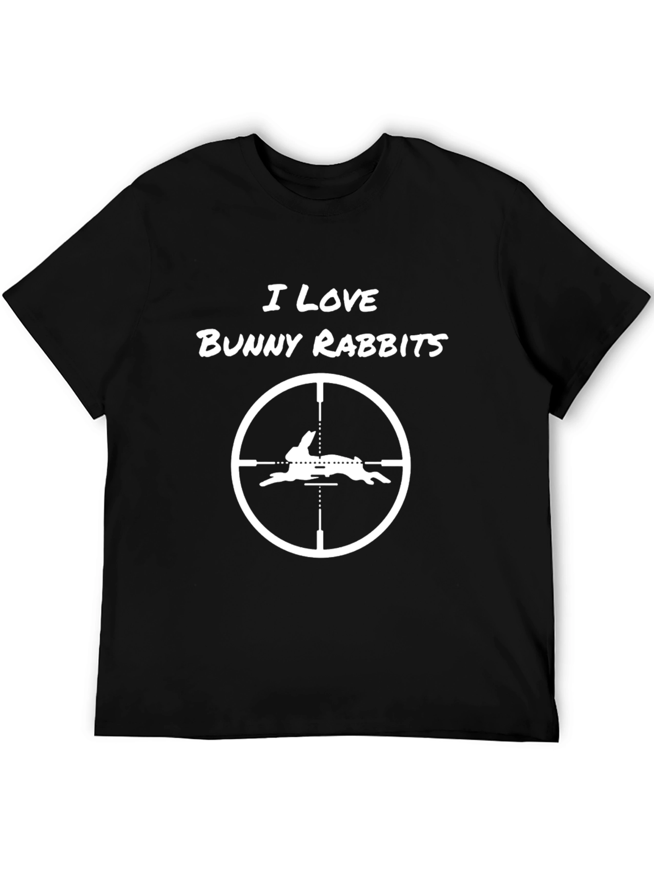 I Love Bunny Rabbits T-Shirt - Novelty Graphic Tee
