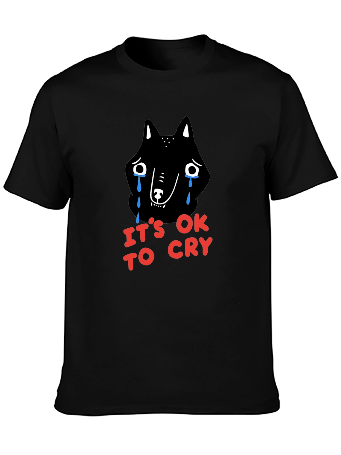 Its OK to Cry Graphic T-Shirt - Mens